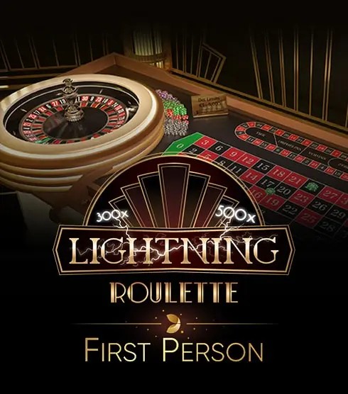 First Person Lightning Roulette logo – Live Dealer by Evolution at Run4win