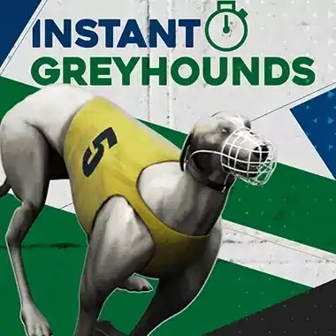 Instant Virtual Greyhounds logo by Leap Gaming at Run4win