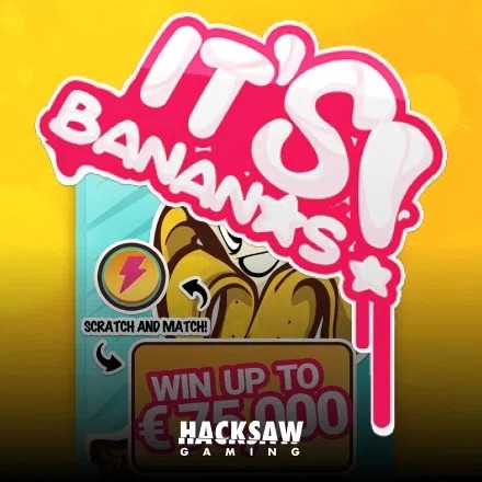 Official Lottery logo: It’s bananas! by Hacksaw Gaming at Run4win