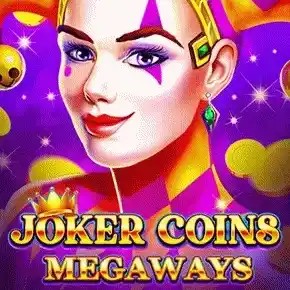 Joker Coins Megaways by Onlyplay, showcased at run4wincasino.fyi – game logo