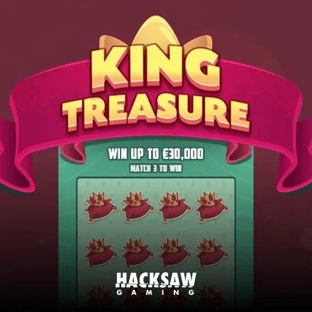 Play King Treasure slot by Hacksaw Gaming on run4wincasino.fyi