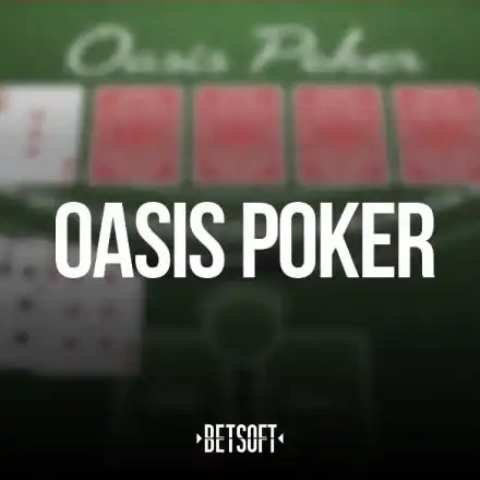 Oasis Poker by Betsoft Gaming, showcased at run4wincasino.fyi – game logo
