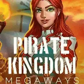 Pirate Kingdom Megaways logo by Iron Dog Studio at Run4win