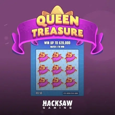 Queen Treasure logo by Hacksaw Gaming at Run4win