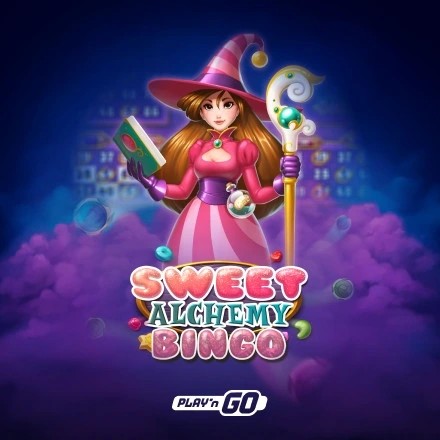 Lottery logo of Sweet Alchemy Bingo from Play'n GO at Run4win