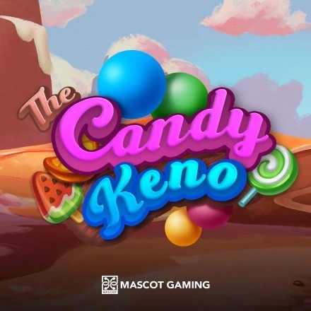 The Candy Keno online game logo by Mascot Gaming on run4wincasino.fyi