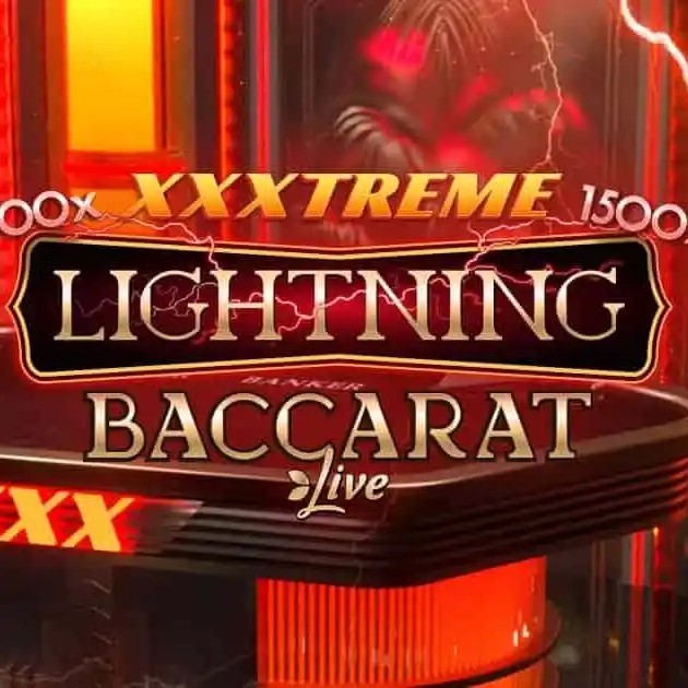 XXXtreme Lightning Baccarat slot logo by Evolution at Run4win